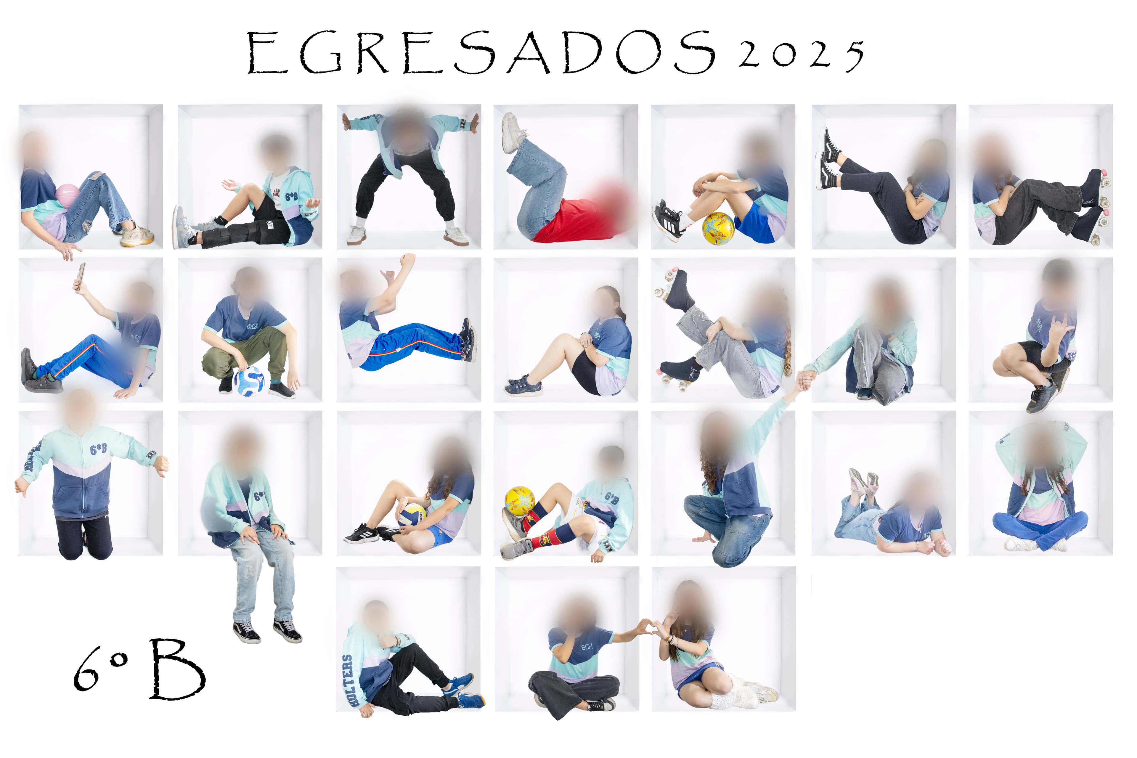 Carpeta tipo señalador con escudo del colegio y año 2026